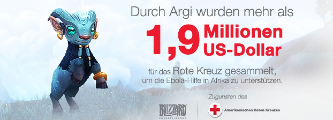 WoW: Argi hat mehr als 1,9 Millionen US-Dollar eingebracht