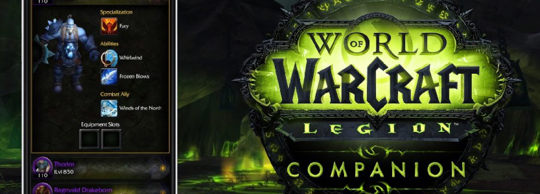 Am Dienstag erscheint die Legion Companion App