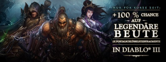 Diablo 3: Mehr Legendaries und Portalschlüssel
