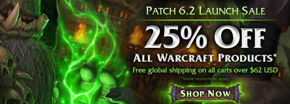 WoW: Der Patch 6.2 Launch Sale im Gear Shop von Blizzard