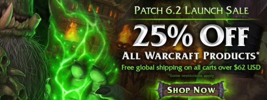 WoW: Der Patch 6.2 Launch Sale im Gear Shop von Blizzard