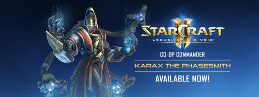 SC2: Karax ist nun als Kommandant im Koop-Modus verfügbar