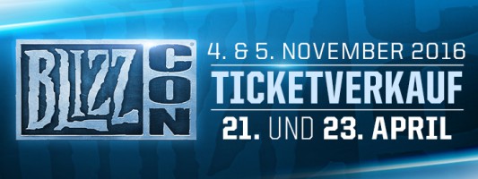 Die Blizzcon 2016 findet am 4. und 5. November statt