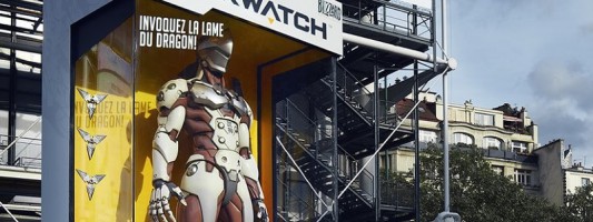 Overwatch: Riesige Action-Figuren als Werbung