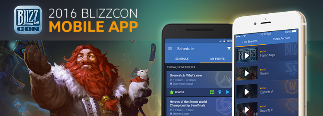 Blizzcon 2016: Die kostenlose App „BlizzCon 2016 Guide“