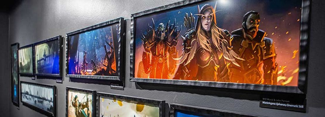 Eine Ausstellung zu Battle for Azeroth im Blizzard Museum
