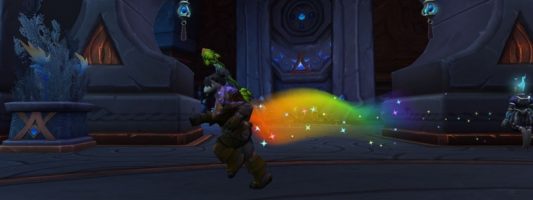 Patch 9.1: Ein neuer Klunkerwurm gewährt Spielern einen Regenbogen-Effekt